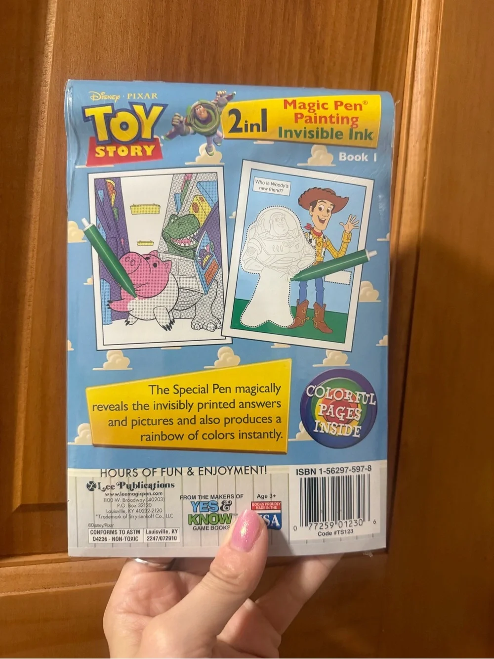 Vintage Toy Story 2-in-1 Activity Book with Marker Sealed
